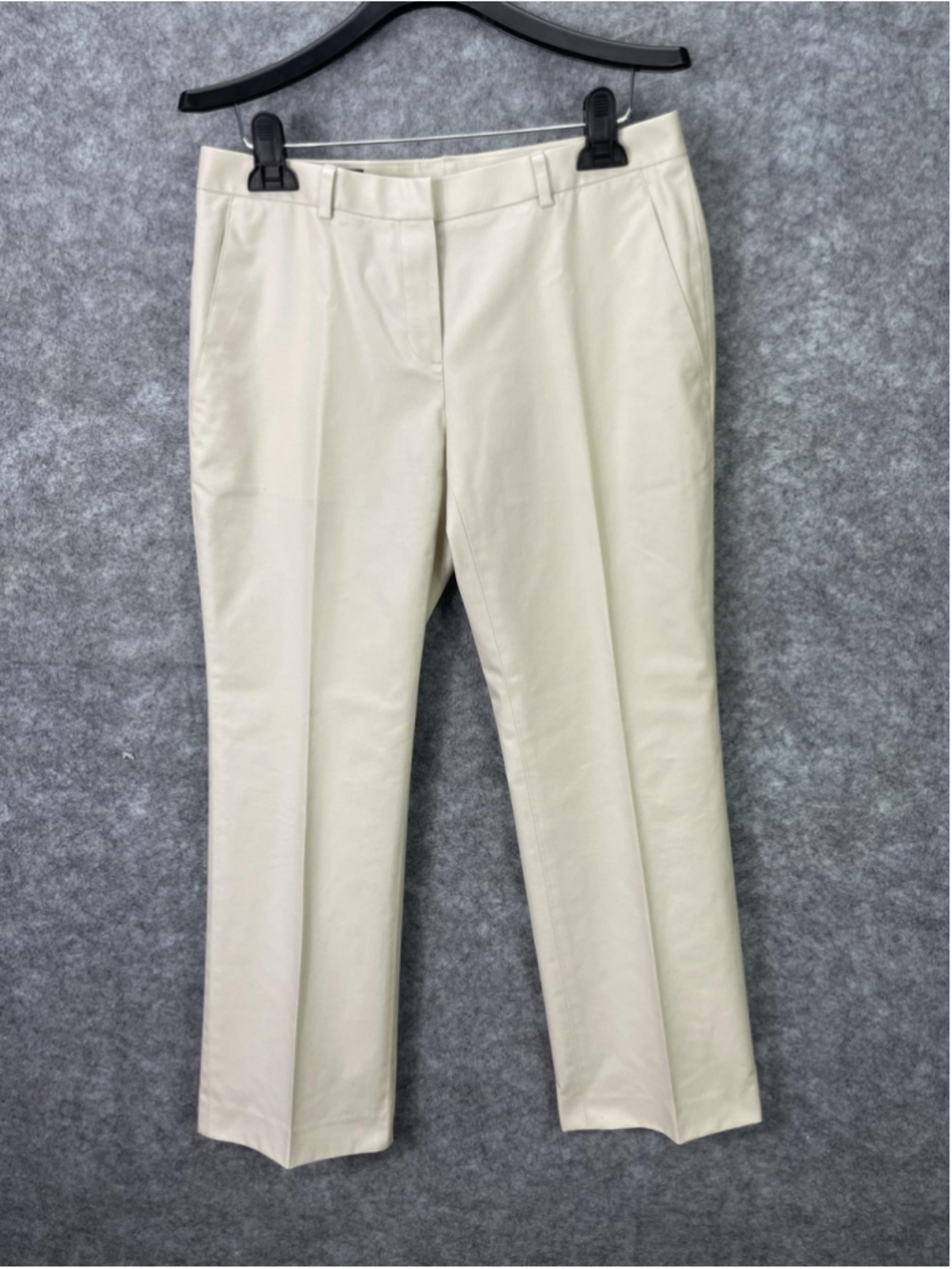 Brooks Brothers Pants Womens 4 White Advantage Chino Twill Ankle Work Office